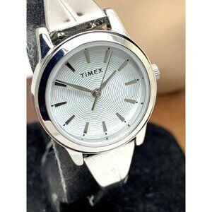 Timex Women's Watch TW2R98700 Quartz Silver Dial Stainless Steel 25mm
